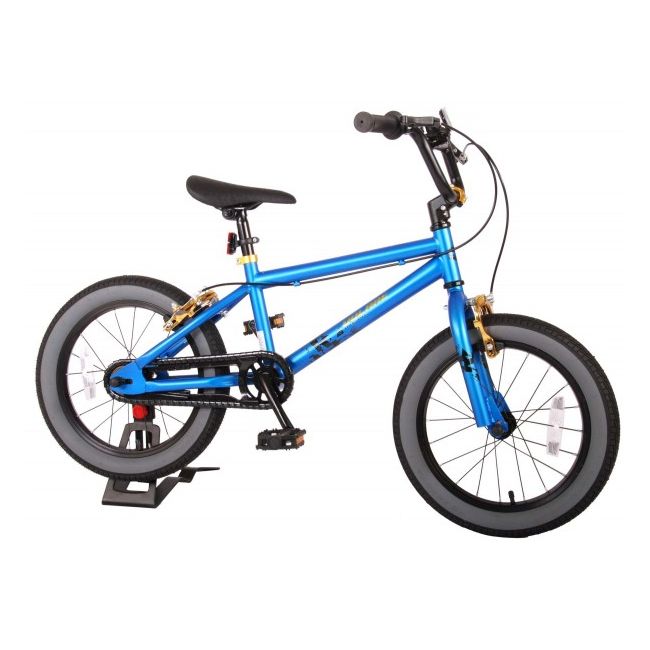 Bicicleta pentru copii Volare Freestyle Cool Rider 91648 16 inch albastru metalizat - SOLVOL91648