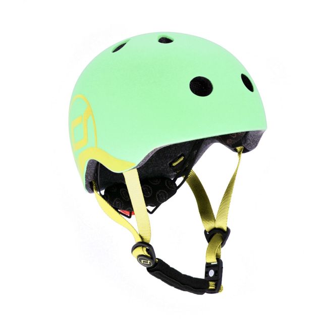 Casca De Protectie Pentru Copii, Sistem De Reglare Magnetic Cu Led, Xxs-s, 45-51 Cm, 1 An+, Kiwi, Scoot  Ride Pjb96391