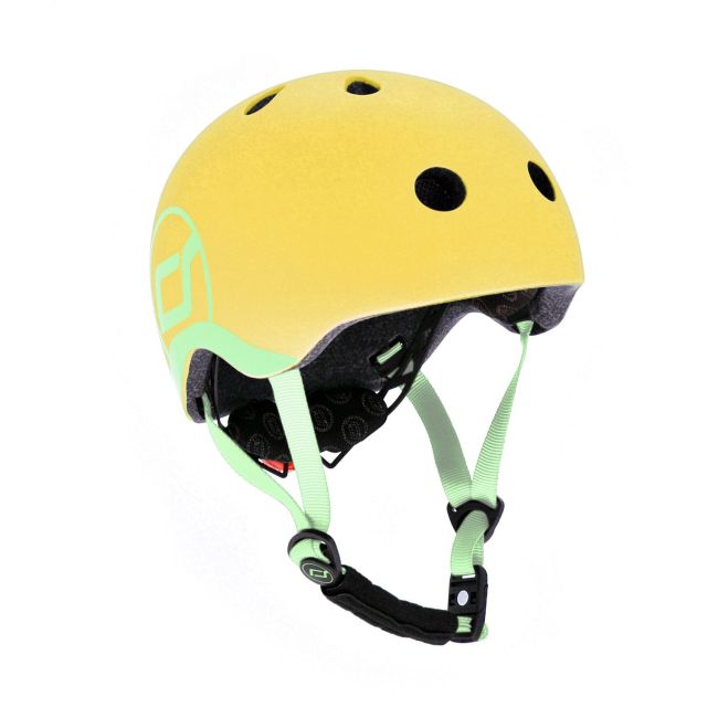 Casca De Protectie Pentru Copii, Sistem De Reglare Magnetic Cu Led, Xxs-s, 45-51 Cm, 1 An+, Lemon, Scoot  Ride Pjb96390