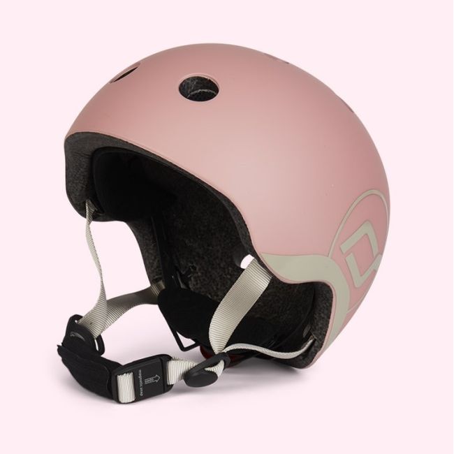 Casca De Protectie Pentru Copii Cu Finisaj Mat, Sistem De Reglare Magnetic, Include Lumina De Siguranta Led Si Captuseala Moale Din Fleece Pentru Protectie Suplimentara, S-m, 51-55 Cm, 3 Ani+,  Rose, Pjb96368