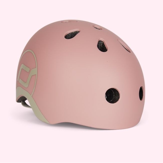 Casca De Protectie Pentru Copii Cu Finisaj Mat, Sistem De Reglare Magnetic, Include Lumina De Siguranta Led Si Captuseala Moale Din Fleece Pentru Protectie Suplimentara, S-m, 51-55 Cm, 3 Ani+,  Rose, Pjb96368