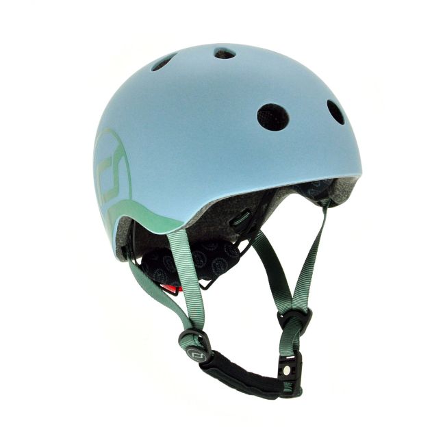 Casca De Protectie Pentru Copii, Sistem De Reglare Magnetic Cu Led, Xxs-s, 45-51 Cm, 1 An+, Steel, Scoot  Ride Pjb96322