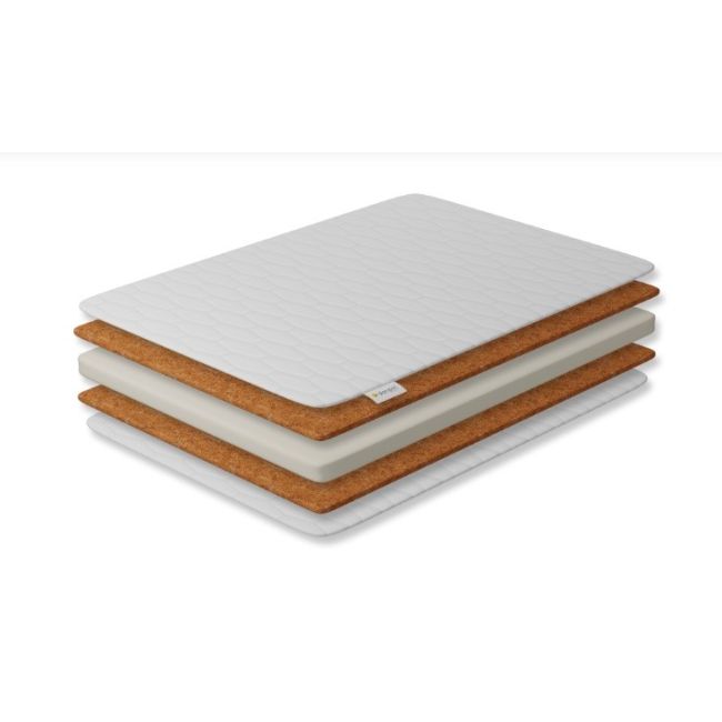 Patut Mic, Co-sleeping Din Lemn, Classic Vintage Cu Saltea Cocos Spuma Cocos 90 X 40 X 7 Cm Pjbbedside_vintage