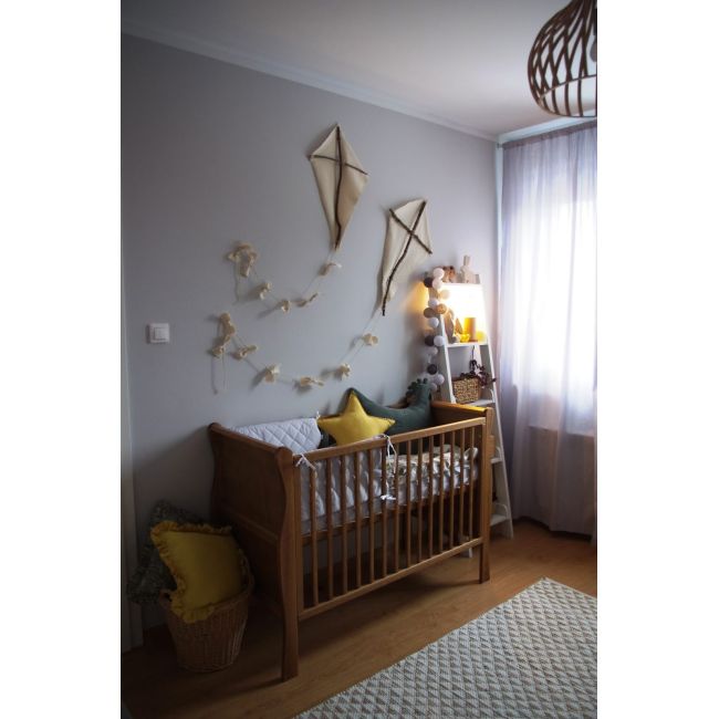 Patut Din Lemn Pentru Bebe, Inaltime Saltea Reglabila, Noble Vintage 120x60 Cm Pjbnoble_cot_vintage