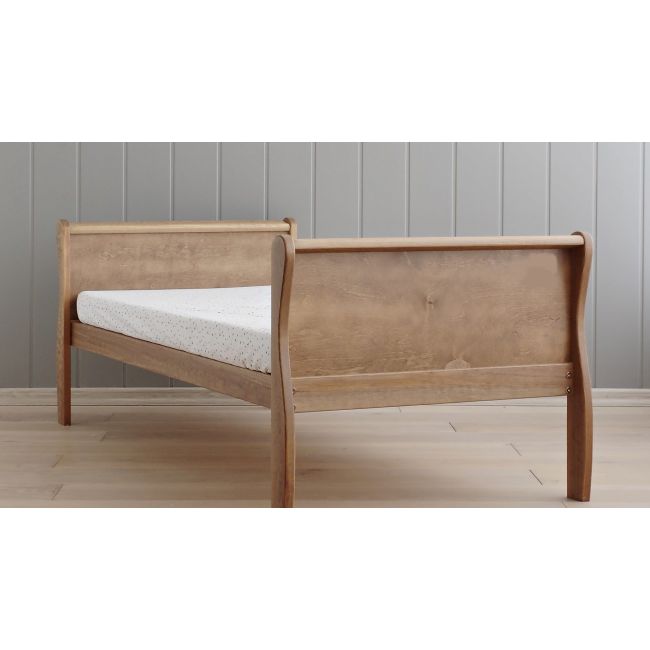 Patut Din Lemn Masiv, Transformabil Pentru Bebe Si Junior, Noble Vintage, 140 X 70 Cm Pjbnoble_vintage_140