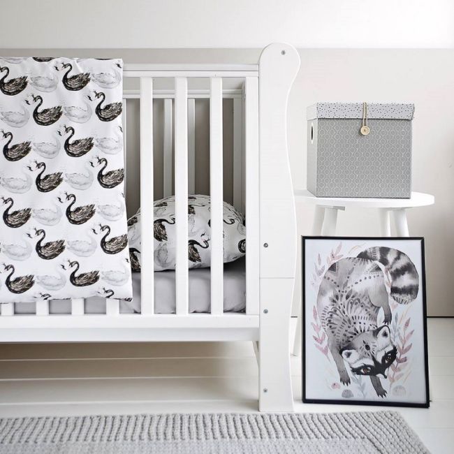 Patut Din Lemn Masiv, Transformabil Pentru Bebe Si Junior, Noble Alb, 140 X 70 Cm Pjbnoble_white_140