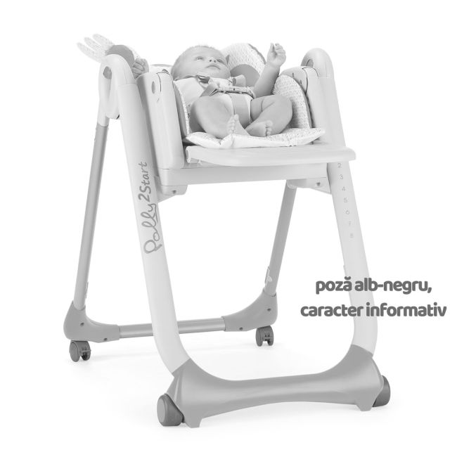 Scaun de masa Chicco Polly 2 Start 4roti, Miss Pink, 0 luni+ - CHC79205-8_MISS PINK