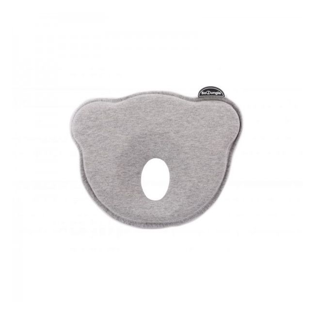 Suport special pentru cap plagioencefalie bebelus BO Jungle sub forma de pernuta gri - SOLBJB800310