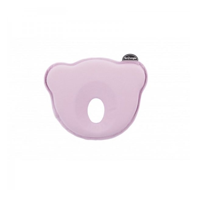 Suport special pentru cap plagioencefalie bebelus BO Jungle sub forma de pernuta roz - SOLBJB800340