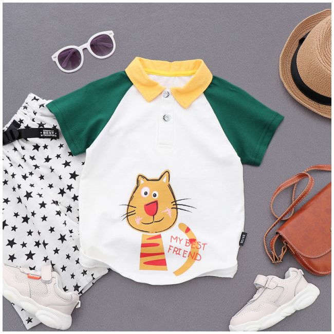 Tricou polo pentru baietei - My best friend MBLM564-2.5 ani