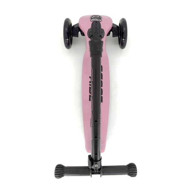 Trotineta Copii Pliabila, Reglabila, Roti Luminoase, Highwaykick 3 Led Rose, 3-6 Ani, Pana La 50 Kg, Scoot  Ride Pjb96346
