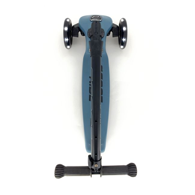 Trotineta Copii Pliabila, Reglabila, Roti Luminoase, Highwaykick 3 Led Steel, 3-6 Ani, Pana La 50 Kg, Scoot  Ride Pjb96347