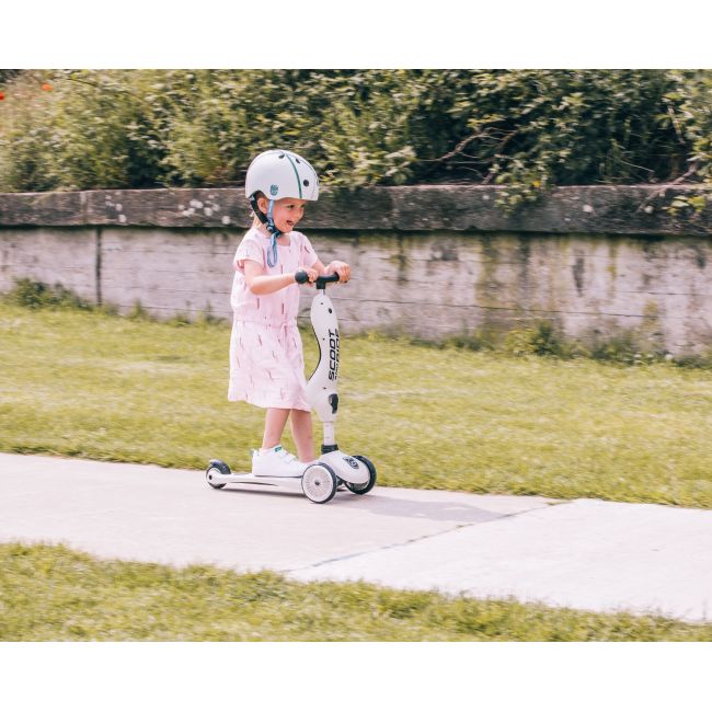 Trotineta Copii Cu Sezut, Transformabila 2in1, Highwaykick 1 Ash, 1-5 Ani, Pana La 50 Kg, Scoot  Ride Pjb96268