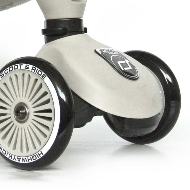Trotineta Copii Cu Sezut, Transformabila 2in1, Highwaykick 1 Ash, 1-5 Ani, Pana La 50 Kg, Scoot  Ride Pjb96268