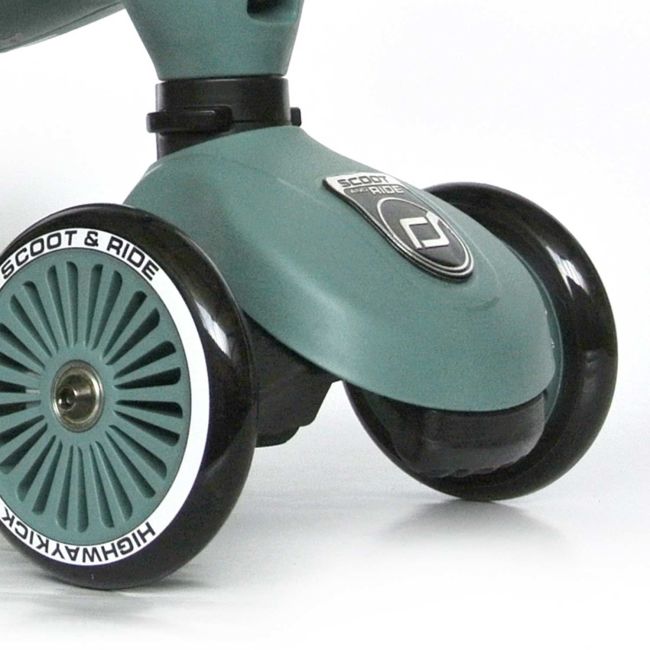 Trotineta Copii Cu Sezut, Transformabila 2in1, Highwaykick 1 Forest, 1-5 Ani, Pana La 50 Kg, Scoot  Ride Pjb96269