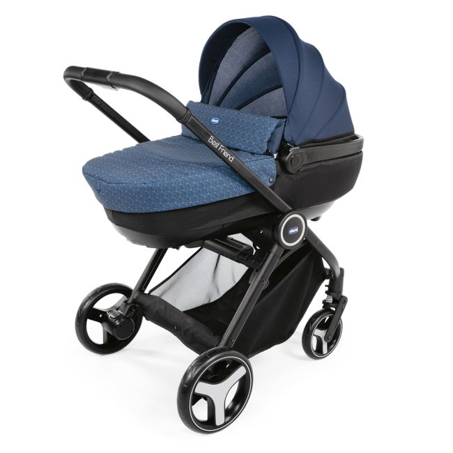 Carucior copii 3 in 1 Chicco Best Friend+ Comfort, Oxford (Albastru), 0luni+ - CHC79420-8_OXFORD