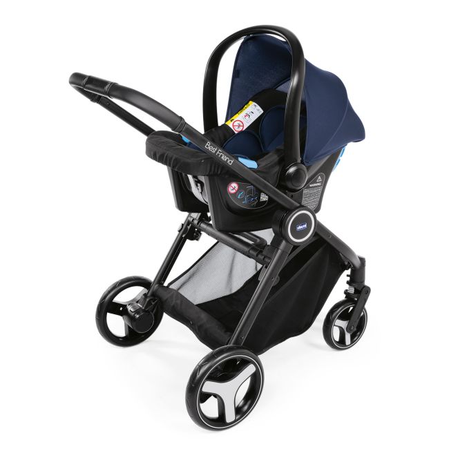 Carucior copii 3 in 1 Chicco Best Friend+ Comfort, Oxford (Albastru), 0luni+ - CHC79420-8_OXFORD