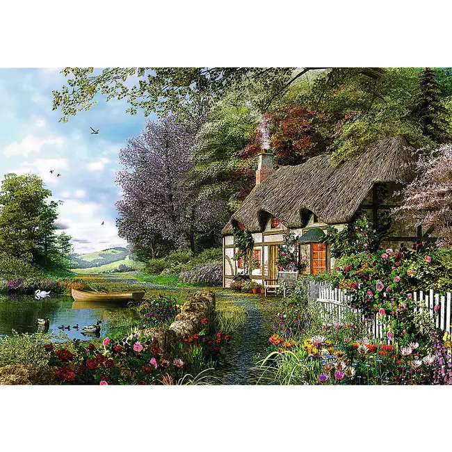 PUZZLE TREFL 1000 CASUTA DE PE LAC VIV10297