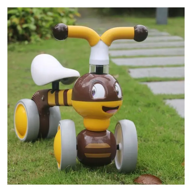 Bicicleta fara pedale ecotoys albinuta lc-v1308 - galben edeedilc-v1308yellowbee