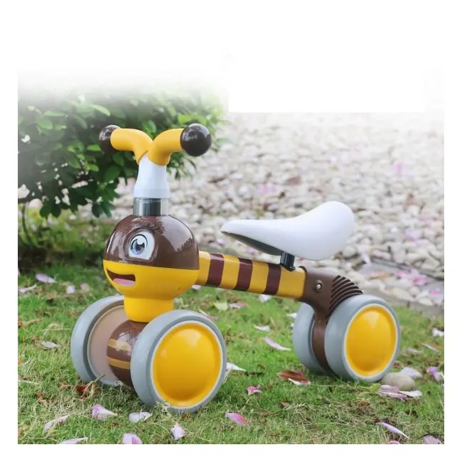 Bicicleta fara pedale ecotoys albinuta lc-v1308 - galben edeedilc-v1308yellowbee
