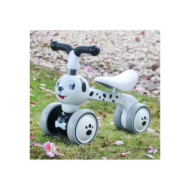 Bicicleta fara pedale ecotoys catel lc-v1308 - alb edeedilc-v1308whitedog