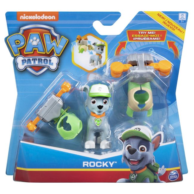 PATRULA CATELUSILOR FIGURINA DE ACTIUNE ROCKY CU 2 UNIFORME VIV6022626_20114271