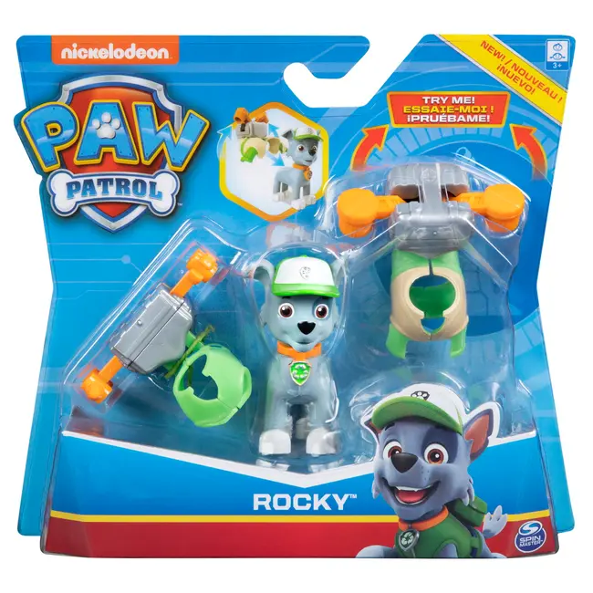 PATRULA CATELUSILOR FIGURINA DE ACTIUNE ROCKY CU 2 UNIFORME VIV6022626_20114271