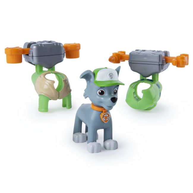 PATRULA CATELUSILOR FIGURINA DE ACTIUNE ROCKY CU 2 UNIFORME VIV6022626_20114271