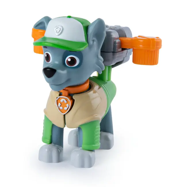 PATRULA CATELUSILOR FIGURINA DE ACTIUNE ROCKY CU 2 UNIFORME VIV6022626_20114271