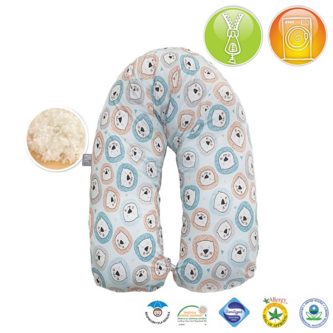 Perna Gravida 3 in 1 Husa Bumbac Model Lei 165 cm ERFF05177
