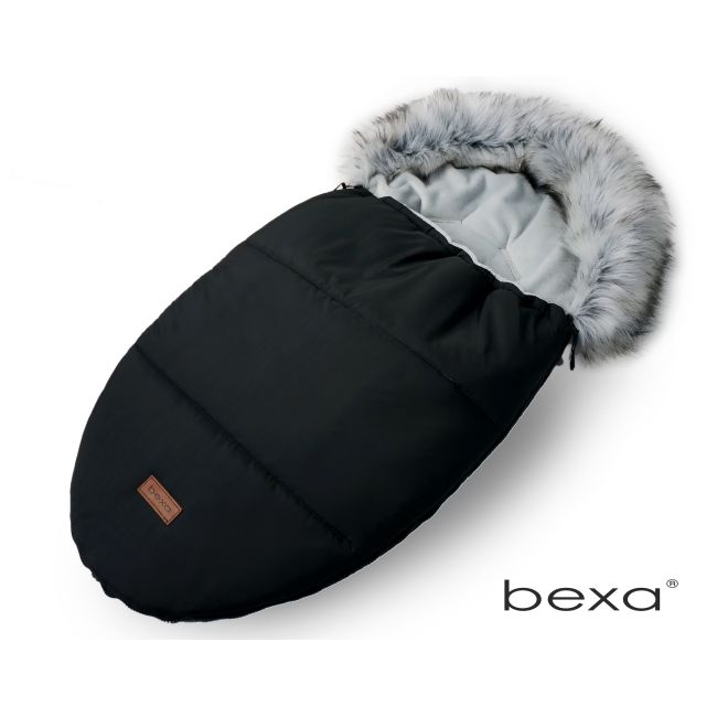 Sac De Iarna Copii Carucior   Sanie Universal Impermeabil Cu Blanita Si Interior Fleece, Premium Negru - Bexa Pjbbexa_spiworekblack