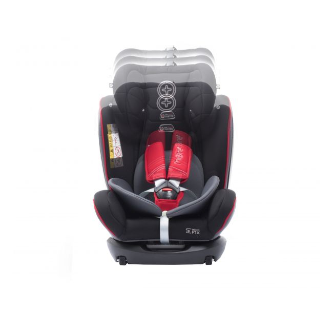Scaun auto BABYAUTO MORE WERDU RWF, Dual Isofix, 0-36 kg, Gri Rosu - 4AKBA-WERDU-GR