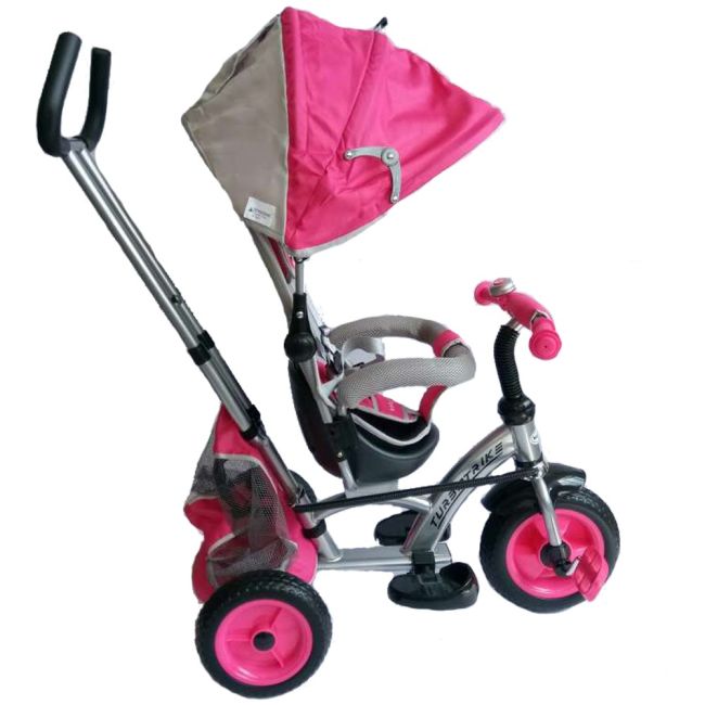 Tricicleta cu sezut reversibil Sunrise Turbo Trike Pink BBXXG6026T17NPINK
