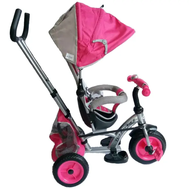 Tricicleta cu sezut reversibil Sunrise Turbo Trike Pink BBXXG6026T17NPINK