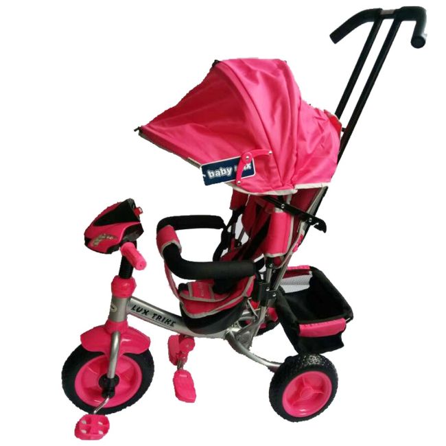 Tricicleta multifunctionala cu sunete si lumini Lux Trike Pink BBXXG6519T16PINK