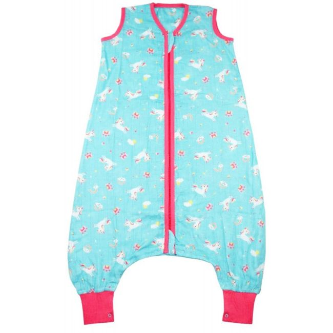 Sac de dormit cu picioruse Bamboo Unicorn 12-18 luni 0.2 Tog BBXROM631-02