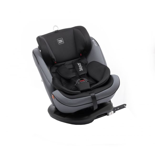 Scaun auto BABYAUTO VOLTA, Isofix, rotatie 360 grade, 0-36 kg, Gri - 4AKBA-VOLTA-G