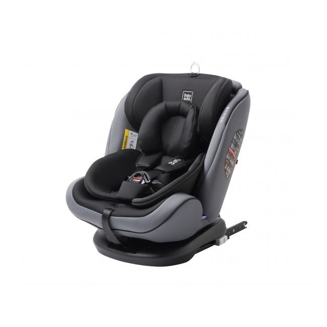 Scaun auto BABYAUTO VOLTA, Isofix, rotatie 360 grade, 0-36 kg, Gri - 4AKBA-VOLTA-G