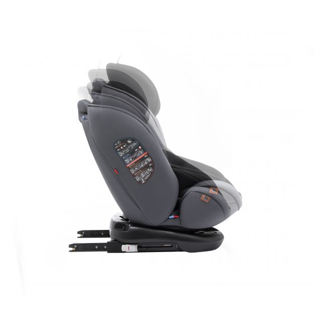 Scaun auto BABYAUTO VOLTA, Isofix, rotatie 360 grade, 0-36 kg, Gri - 4AKBA-VOLTA-G