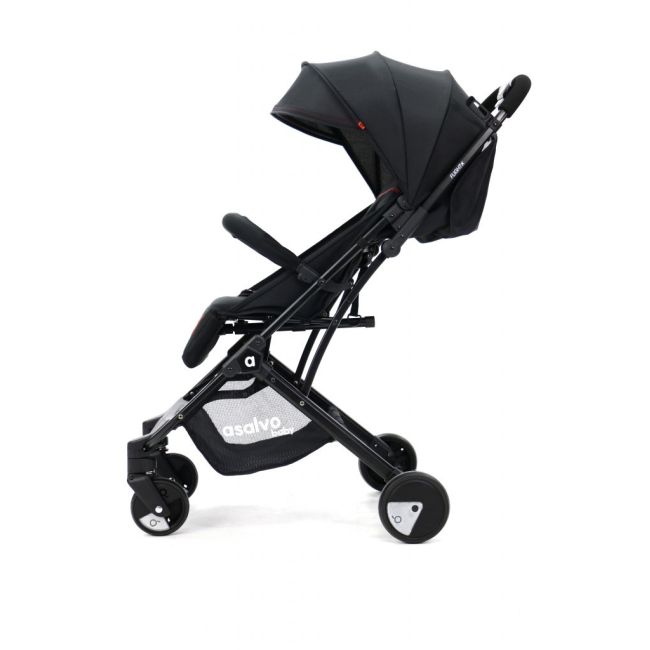 Carucior Asalvo sport, modul Troller-transport pe avion negru-rosu FUNK18588