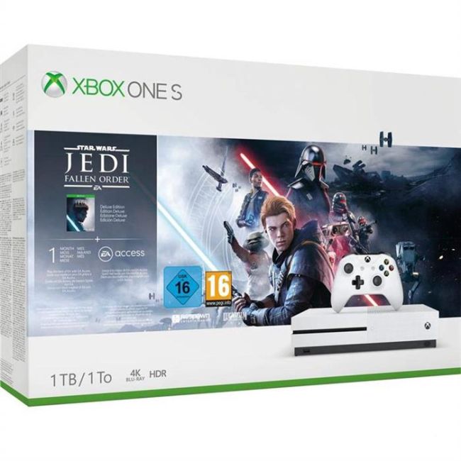 Pachet Consola Si Joc Xbox One S 1Tb Console Star Wars Jedi Fallen Order Bundle Xbox One - VG90992