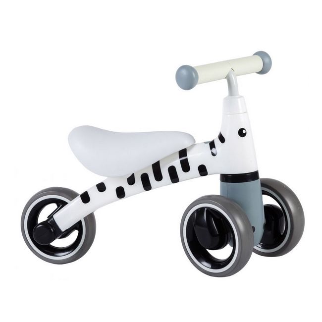 Bicicleta fara pedale zebra ecotoys lb1603 edeedilb1603white