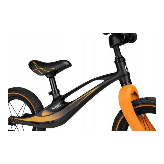 Lionelo - Bicicleta cu roti gonflabile, fara pedale, 12 , Bart, Negru BYNLOE-BART_AIR_SP/BLACK