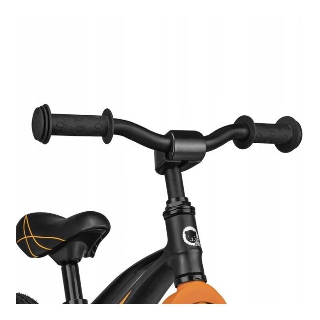 Lionelo - Bicicleta cu roti gonflabile, fara pedale, 12 , Bart, Negru BYNLOE-BART_AIR_SP/BLACK