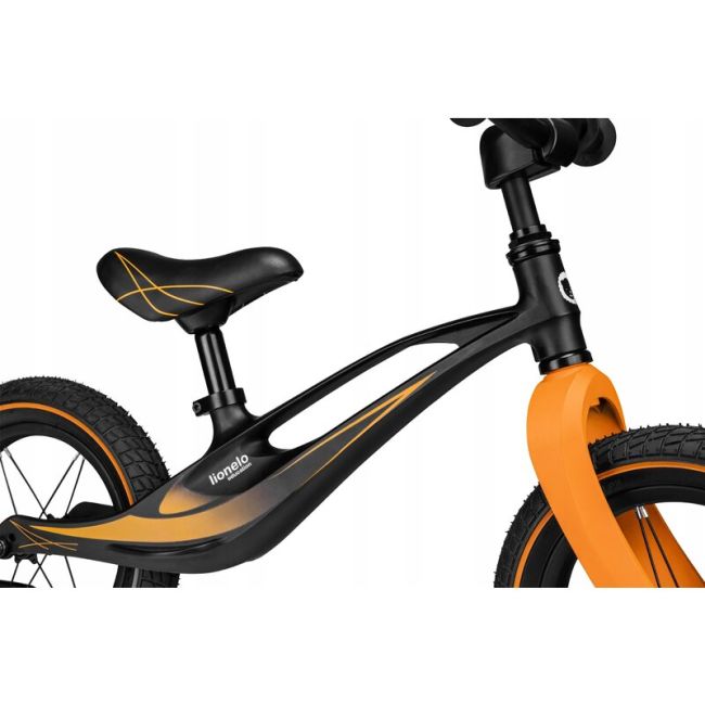 Lionelo - Bicicleta cu roti gonflabile, fara pedale, 12 , Bart, Negru BYNLOE-BART_AIR_SP/BLACK