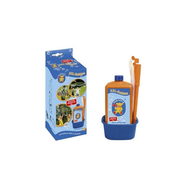 Set bete si solutie XXL Pustefix baloane uriase de sapun - SOLPUS869-858