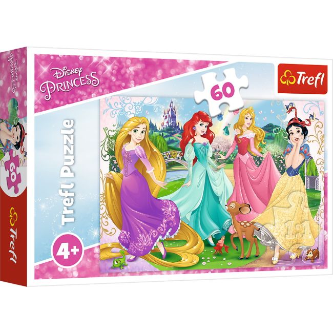 PUZZLE TREFL 60 FRUMOASELE PRINTESE DISNEY VIV17347