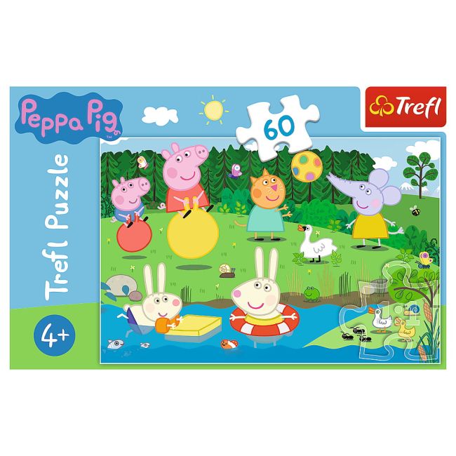 PUZZLE TREFL 60 PEPPA PIG DISTRACTIE IN VACANTA VIV17326