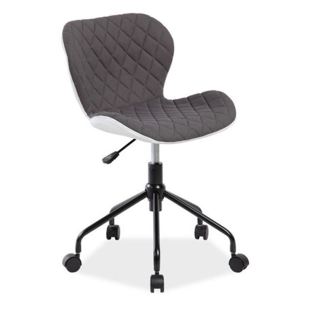 Scaun birou copii sl rino gri - alb drm4748