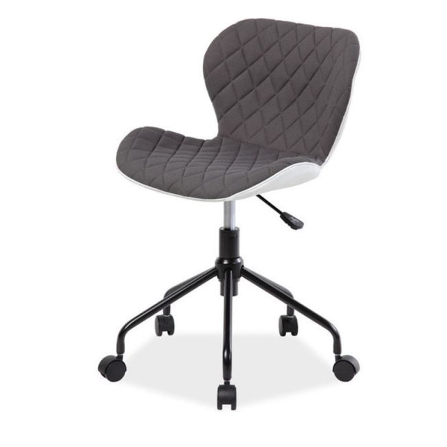 Scaun birou copii sl rino gri - alb drm4748